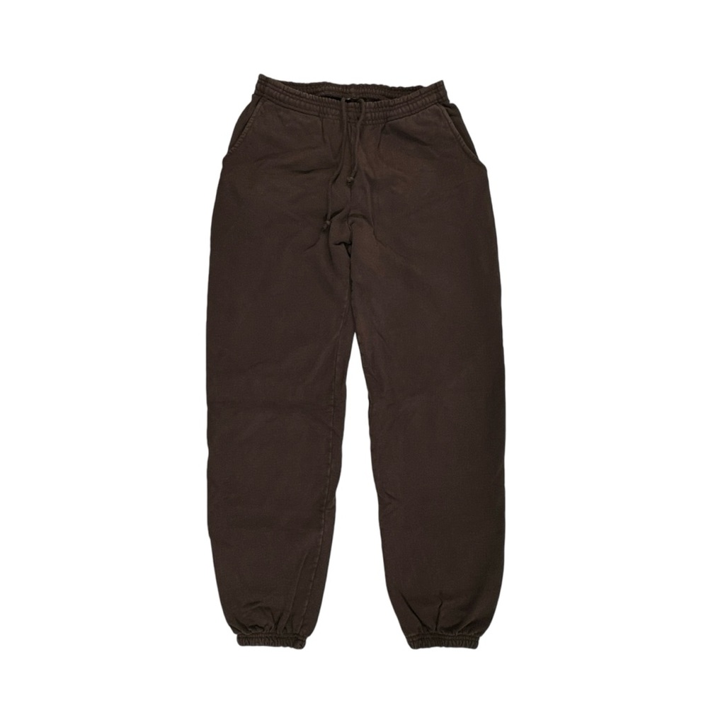 Kihk Women’s Cozy Jogger Size Small Brown 29” Inseam Lounge Gym Cotton